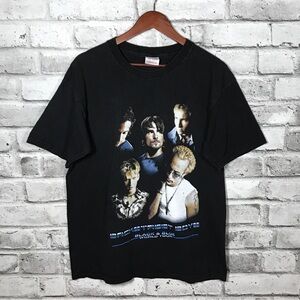 Vintage 2001 Backstreet Boys Black & Blue World Tour T-Shirt Large